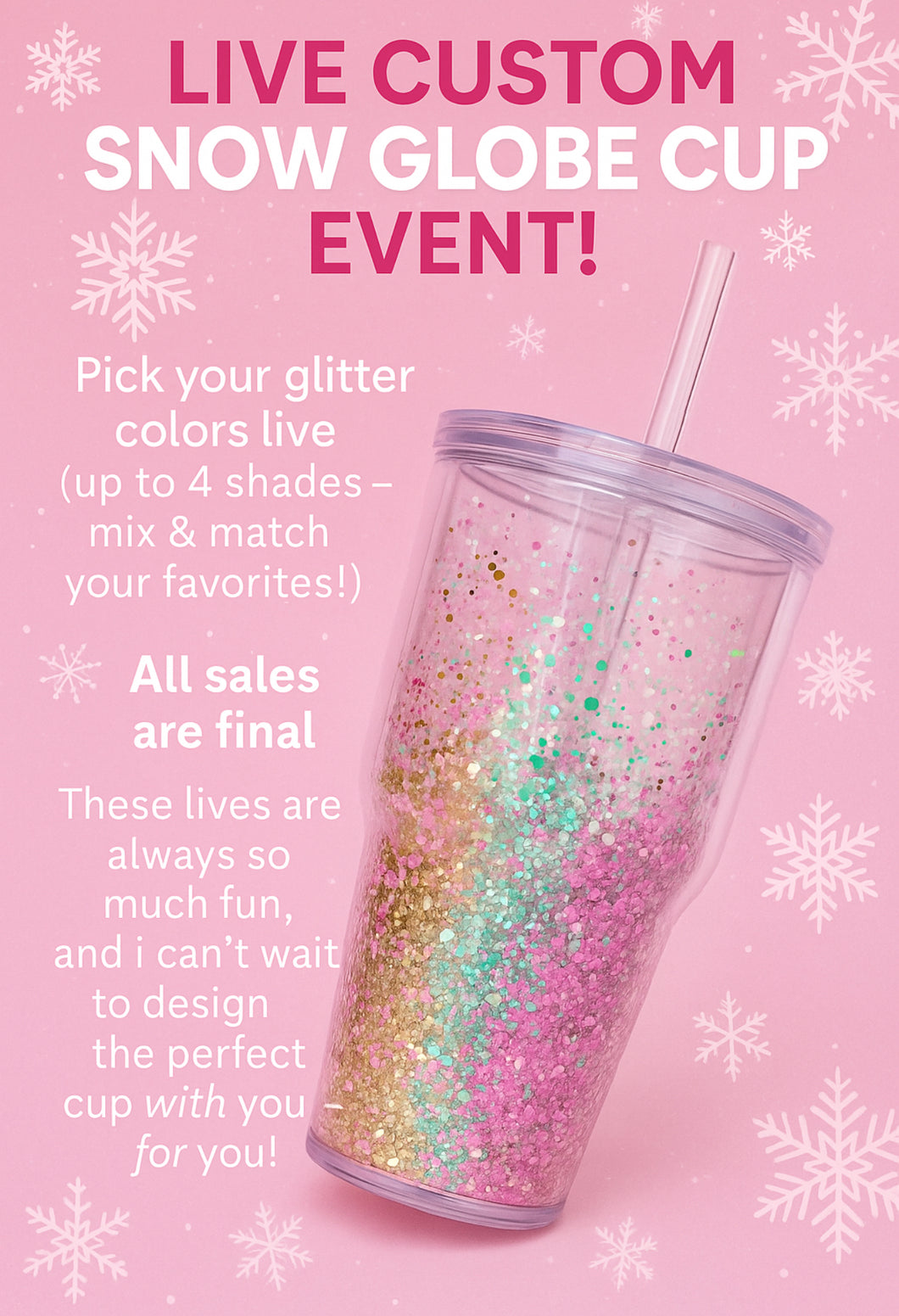 Create your own cup live 40oz