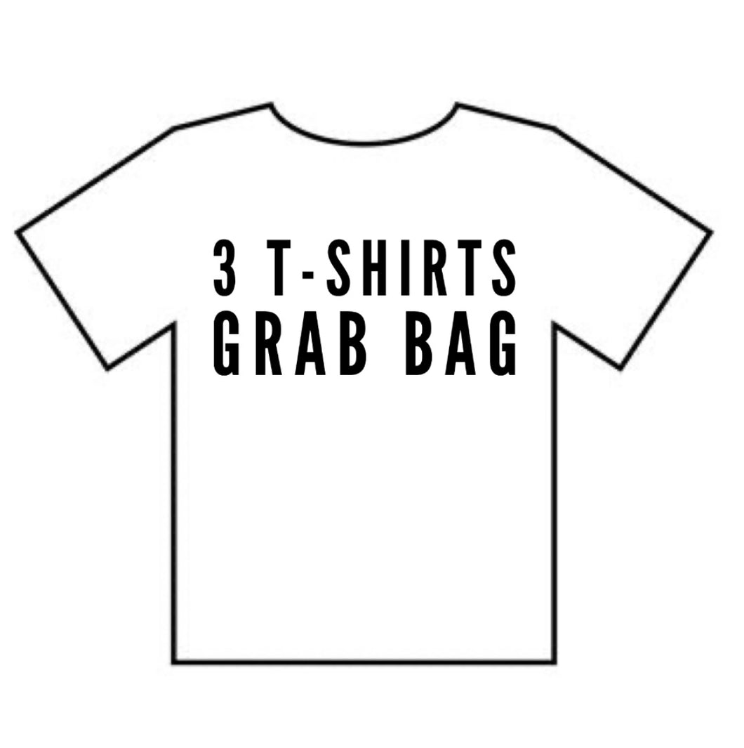 3 T-SHIRTS GRAB BAG