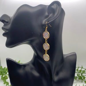 Gold Crystal earrings